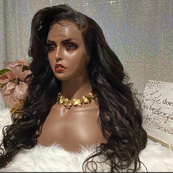 💜New30-32”Beautiful Serenity 100%Brazilian Human Hair HD Transparent Lace Wig💜 - Picture 3 of 10